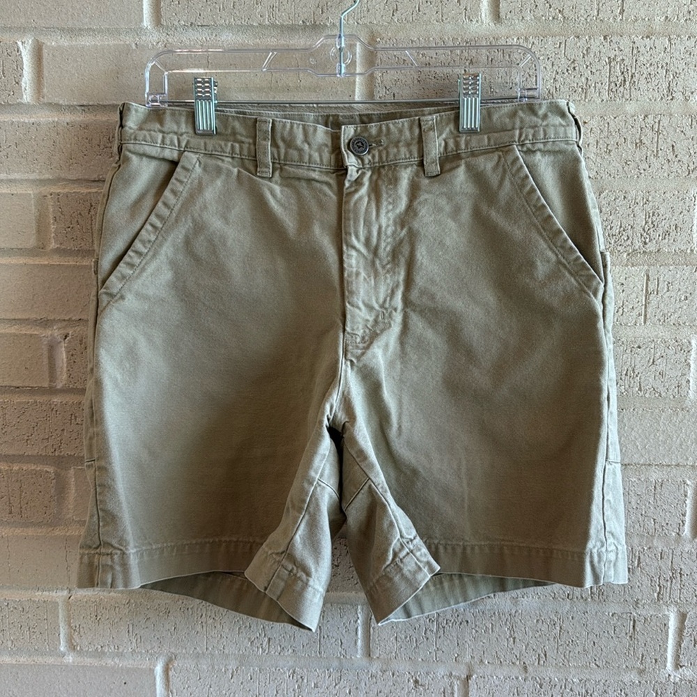 Patagonia Men's Khaki Flat Front Shorts